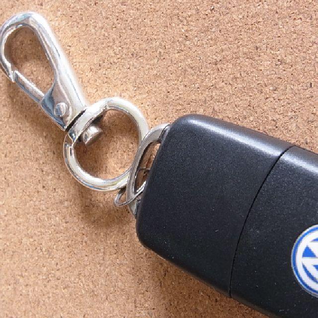 シルバー925製 回転式 アミナスカン クラスプ フック 無地 プレーン D