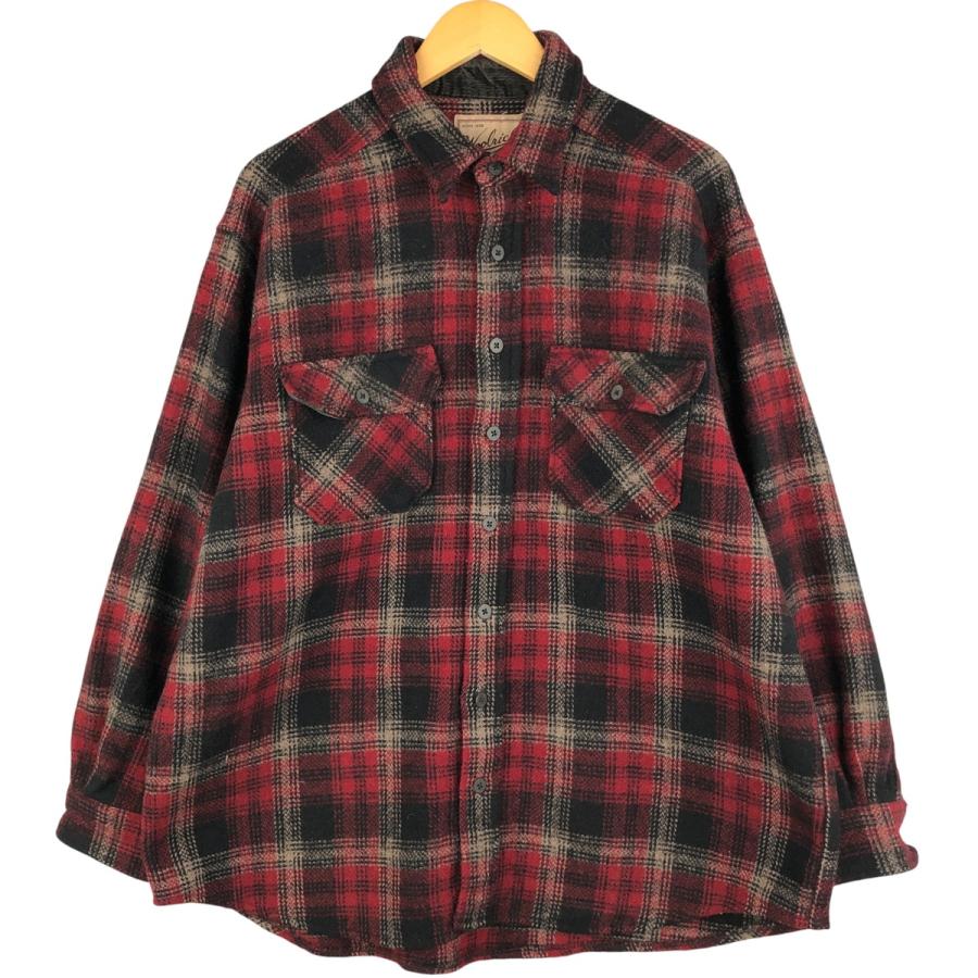 WOOLRICH（ウールリッチ） 古着 00年代 チェック柄 ウールシャツ USA製