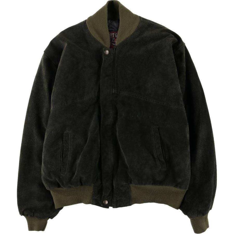 古着 OUTFIT GARMENT スエードレザーブルゾン イタリア製 メンズM相当
