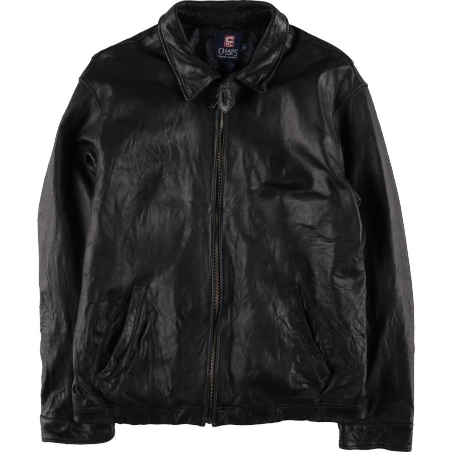 古着 90年代 ラルフローレン Ralph Lauren CHAPS チャップス レザー