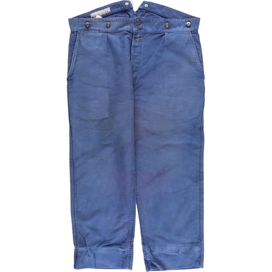 古着 60年代 フレンチワーク モールスキン ユーロワークパンツ