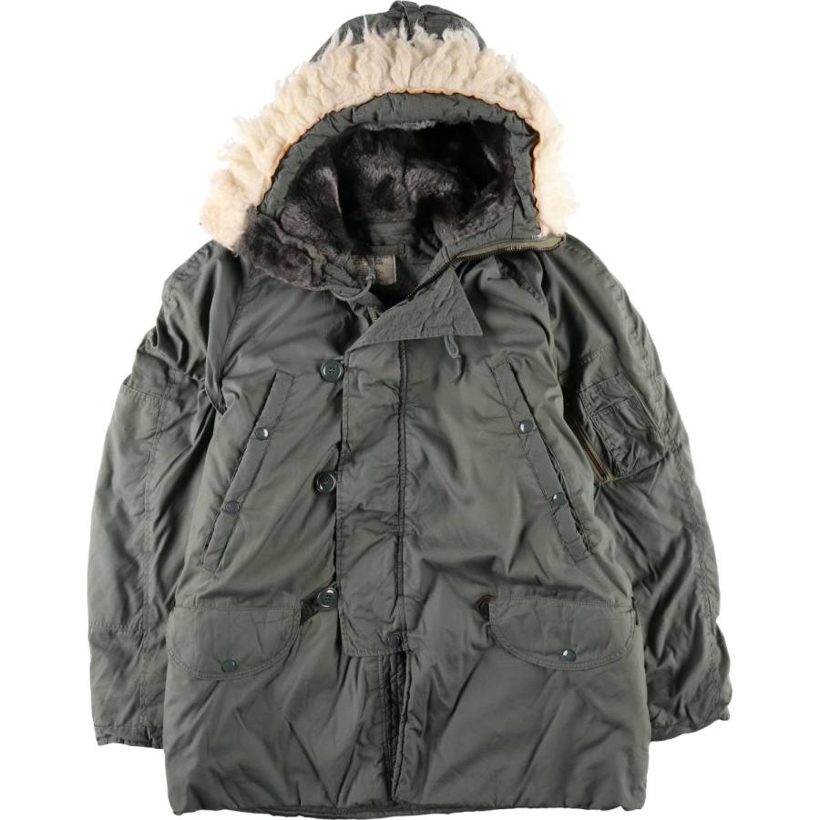 古着 70年代 米軍実品 N-3B ミリタリー フライトジャケット USA製