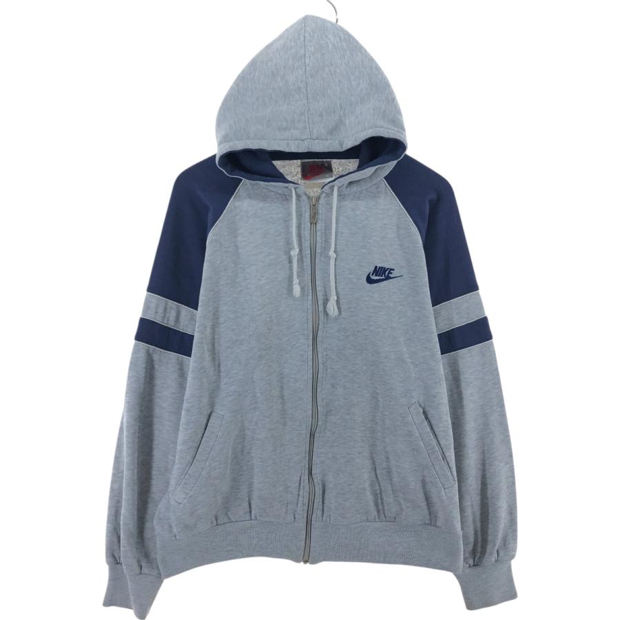 NIKE（ナイキ） 古着 90年代 銀タグ スウェットフルジップパーカー