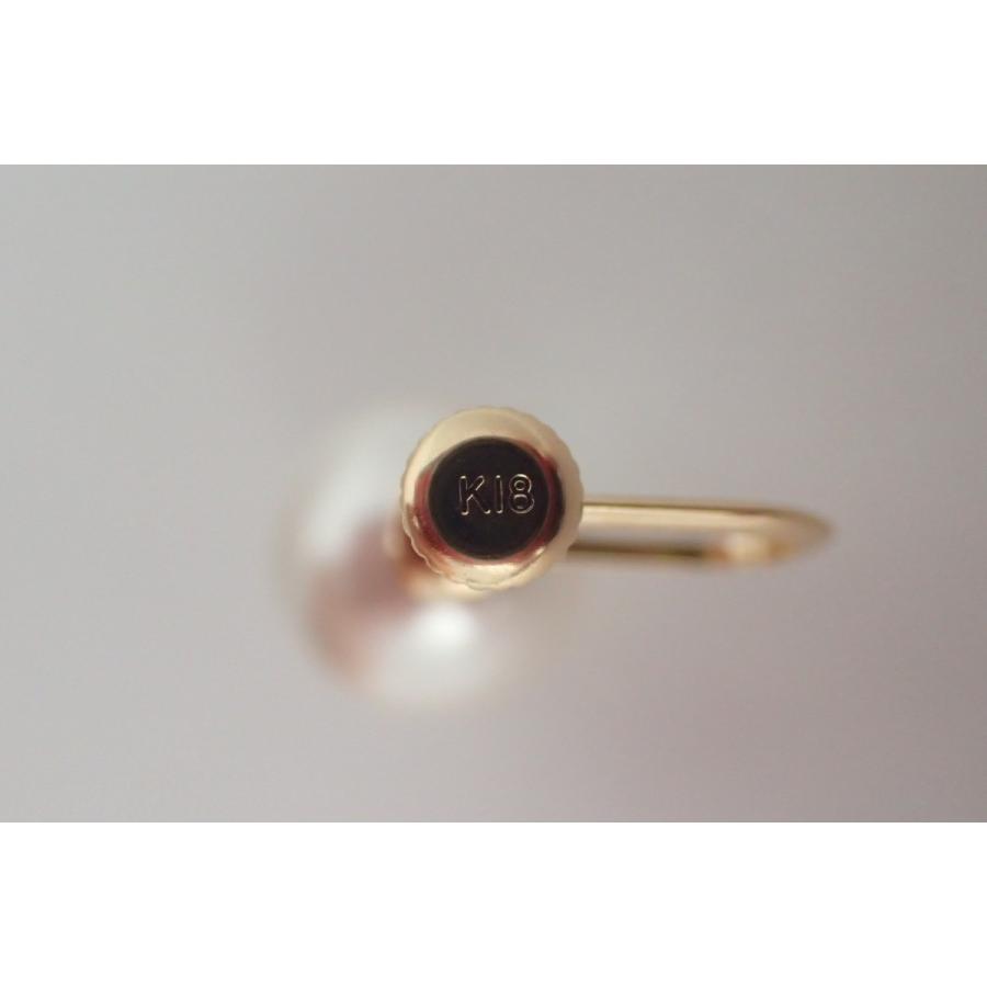 イヤリング イヤリングパーツ K18 18金 ネジ式 スクリュー M