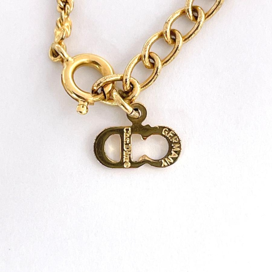 クリスチャンディオール Christian Dior ネックレス ハート ロゴ GP