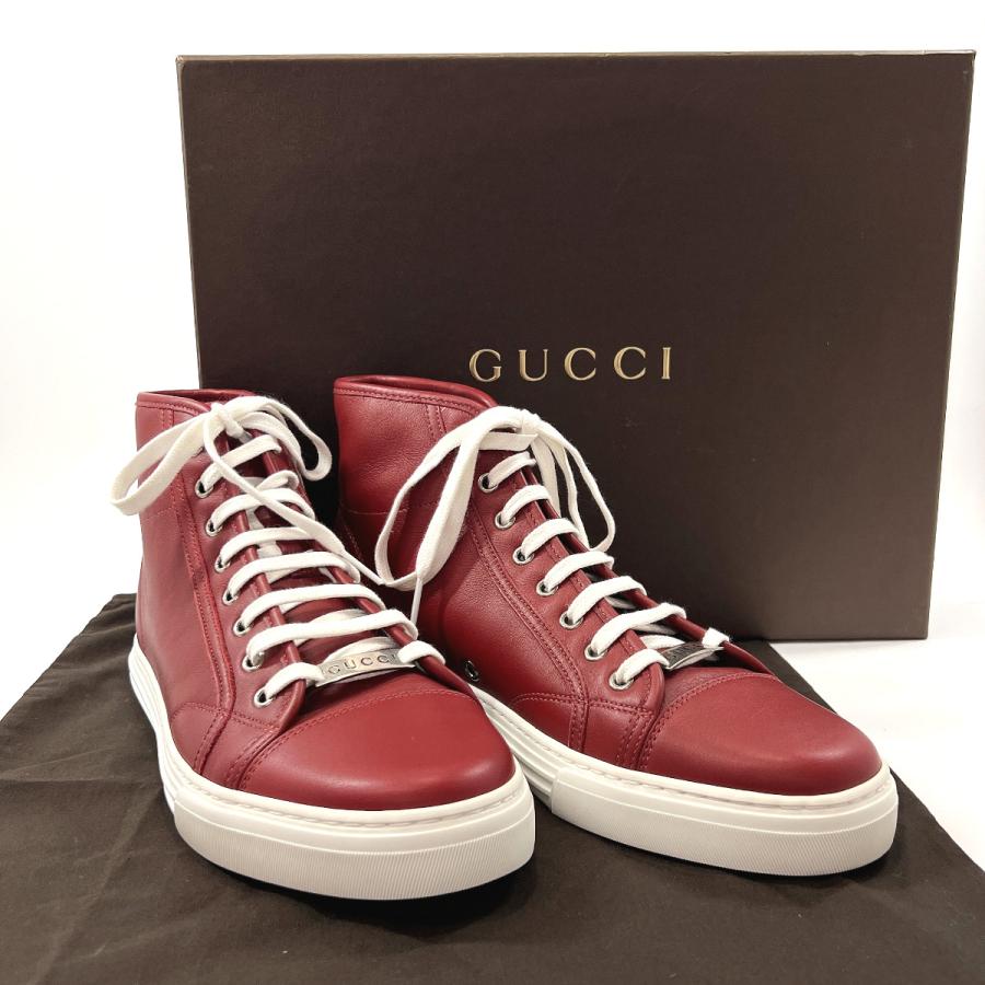 GUCCI（グッチ） スニーカー ハイカット シューズ 靴 423300 レザー