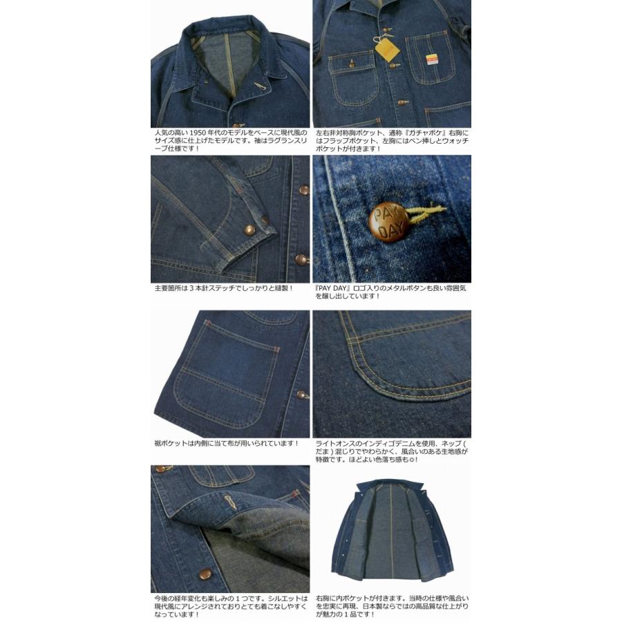 PAYDAY（ペイデイ） 1950年代 復刻モデル 日本製 インディゴ デニム