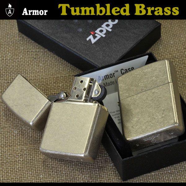 ZIPPO（ジッポー） アーマー ジッポーライター TUMBLED BRASS 28496