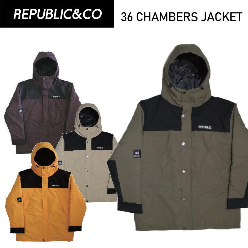 ○ REPUBLIC 36 CHAMBERS JACKET リパブリック スノボウェア メンズ