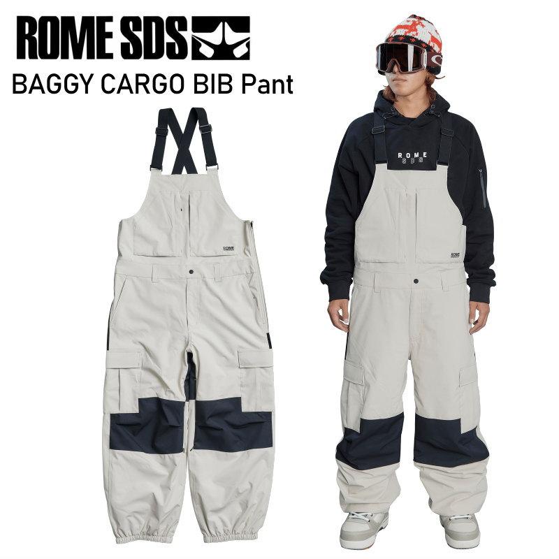 ROME SDS ◎ 24-25 ROME SDS BAGGY CARGO BIB PANT カラー:CREAM