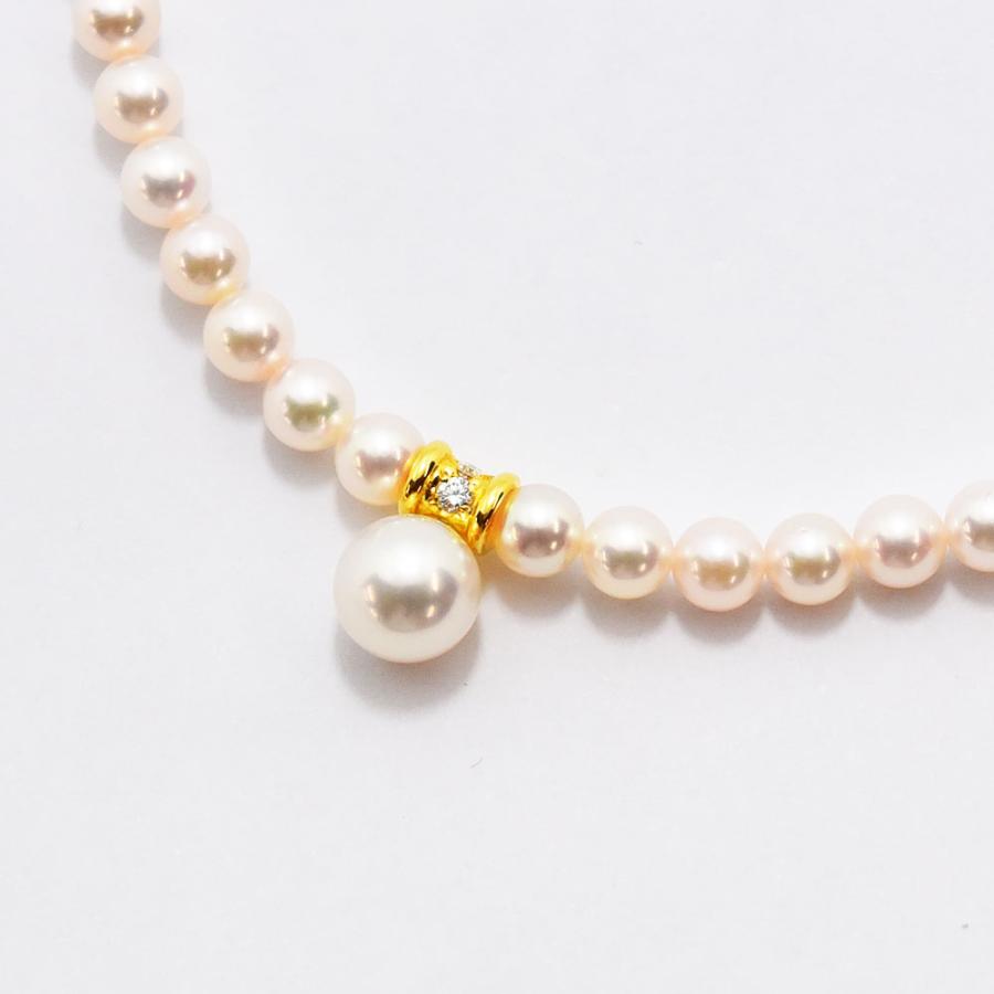 MIKIMOTO（ミキモト） ネックレス あこや真珠 ダイヤモンド アコヤ