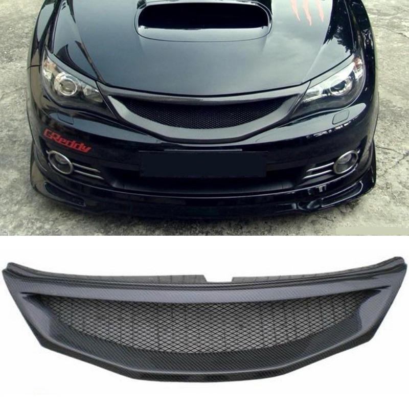 スバルインプレッサ WRX GRB GVB カーボン製 フロントメッシュグリル