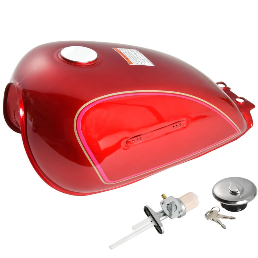 GN125 グラストラッカー ボルティー 燃料タンク ガソリンタンク 3点