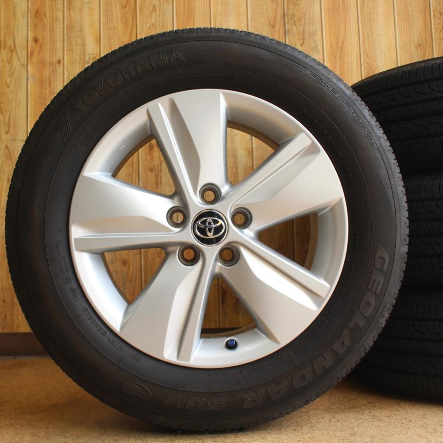 ハリアー TOYOTA 60系 純正 17インチ 7J+39 ヨコハマ バリ溝 225/65R17