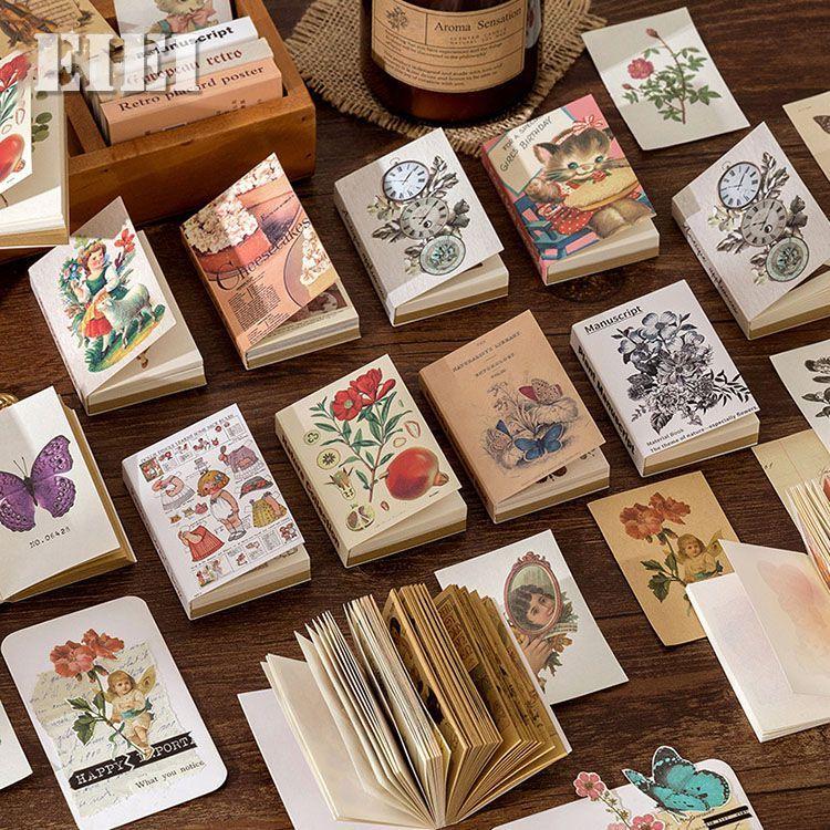 即日出荷 海外 ヴィンテージペーパー 素材紙 ◇80枚 2種類紙質 全8