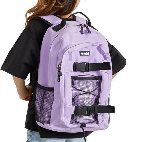 X-girl Stages（エックスガールステージス） ロゴ メッシュバック