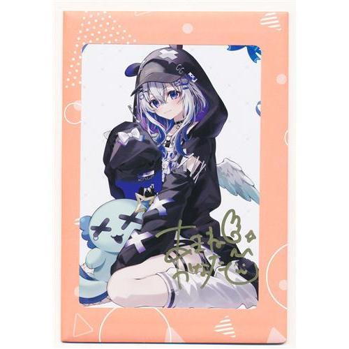 ホロライブ 活動4周年記念 直筆サイン入りポストカード 天音かなた