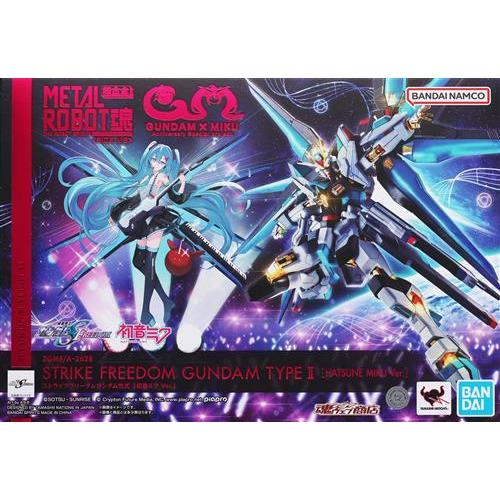 メタルロボット魂ストライクフリーダム (初音ミクVer.） 初音ミク仕様の「ストライクフリーダムガンダム弐式」が爽やか