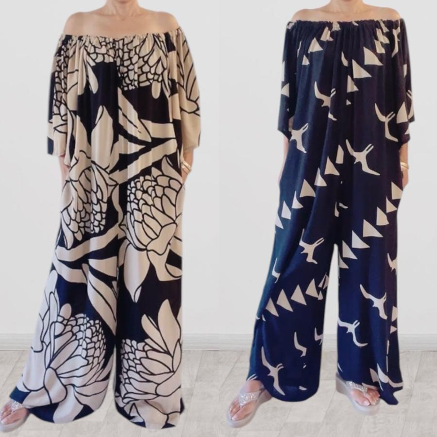 オフショルダーオールインワン Designed in Hawaii レディース ハワイ