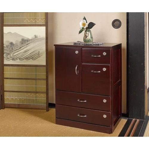 鍵付きからくりチェスト 縦型 隠し扉 貴重品収納 マルチラック