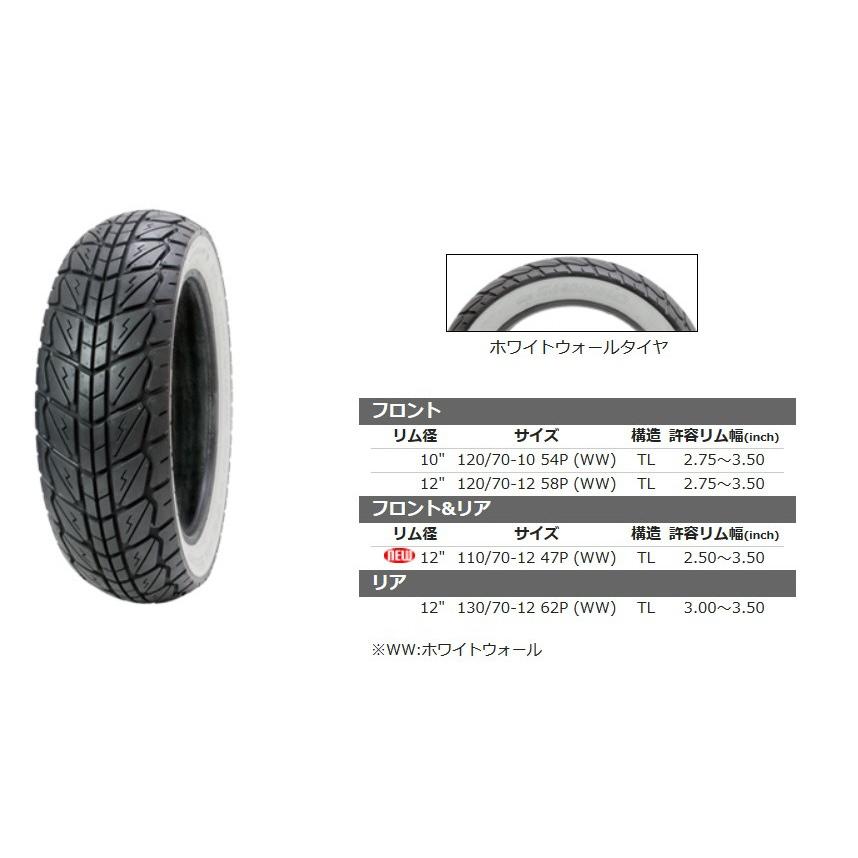 SHINKO（シンコー） スクーター ミニバイク タイヤShinko SR723 120/70