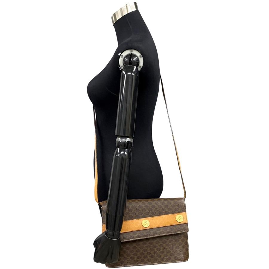 CELINE（セリーヌ） 極 美品 袋付き ヴィンテージ マカダム ブラゾン