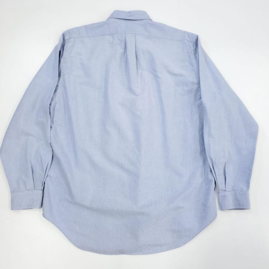 中古ロンハーマン 別注ラルフローレン長袖シャツ L ブルー 中古ロン