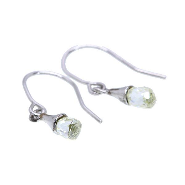 ダイヤモンド ピアス 0.260カラット プラチナ900 PT900 ブリオレット