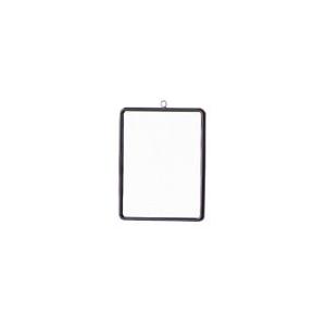 ウォールミラー 長方形 ブラック 角型 角丸 鏡 壁掛け ミラー フレーム