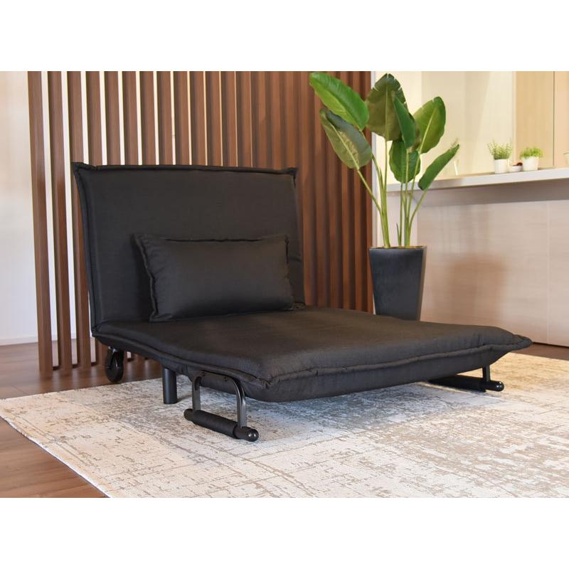 藤井家具 ビータアクティブ ソファベッド レッド 赤 キャスター付