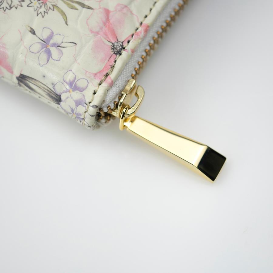 ノードフューメ nordfiume クロコダイルレザー フラワーデザイン