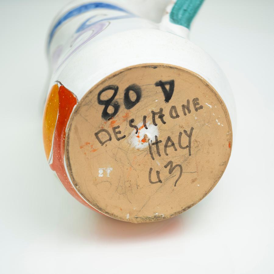 デシモーネ De Simone シチリア陶器 ハンドペイント ピッチャー