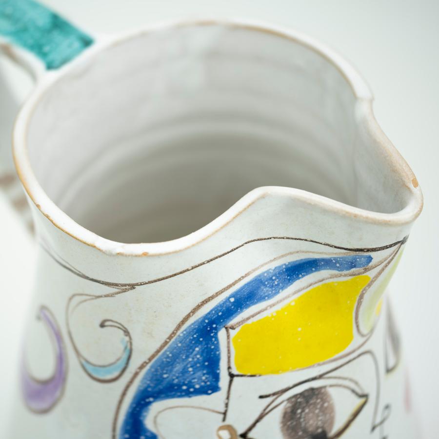 デシモーネ De Simone シチリア陶器 ハンドペイント ピッチャー