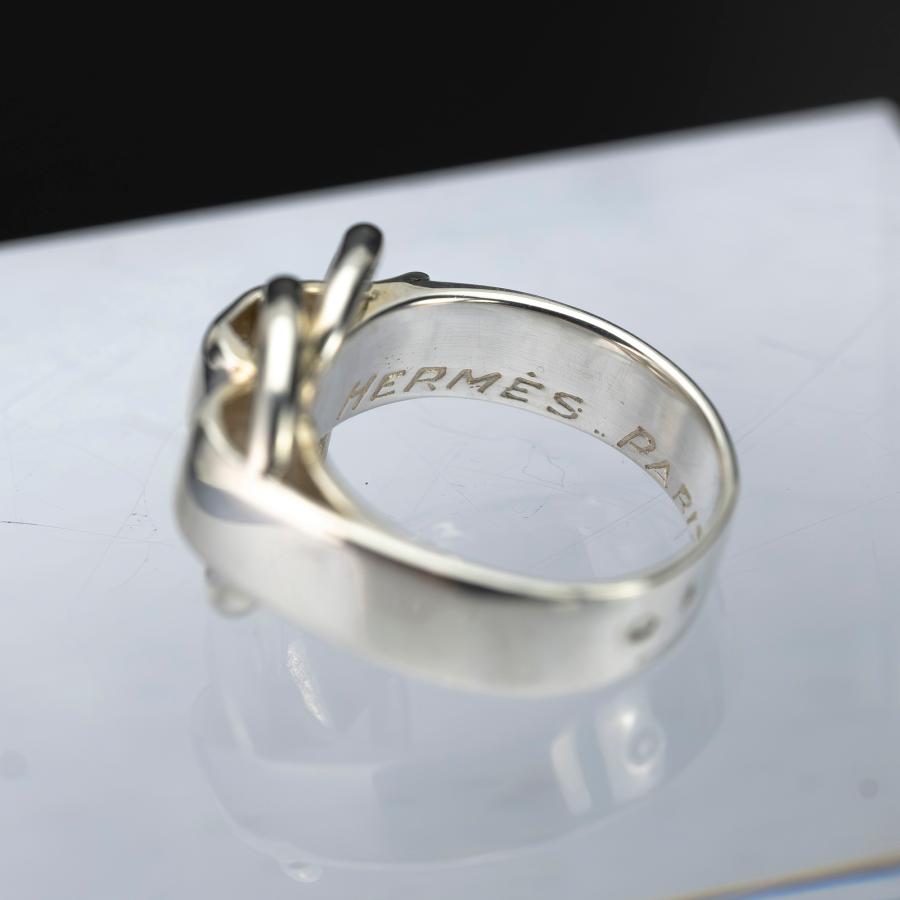 HERMES（エルメス） ドゥザノー リング 7号〜8号相当 シルバー925 Deux