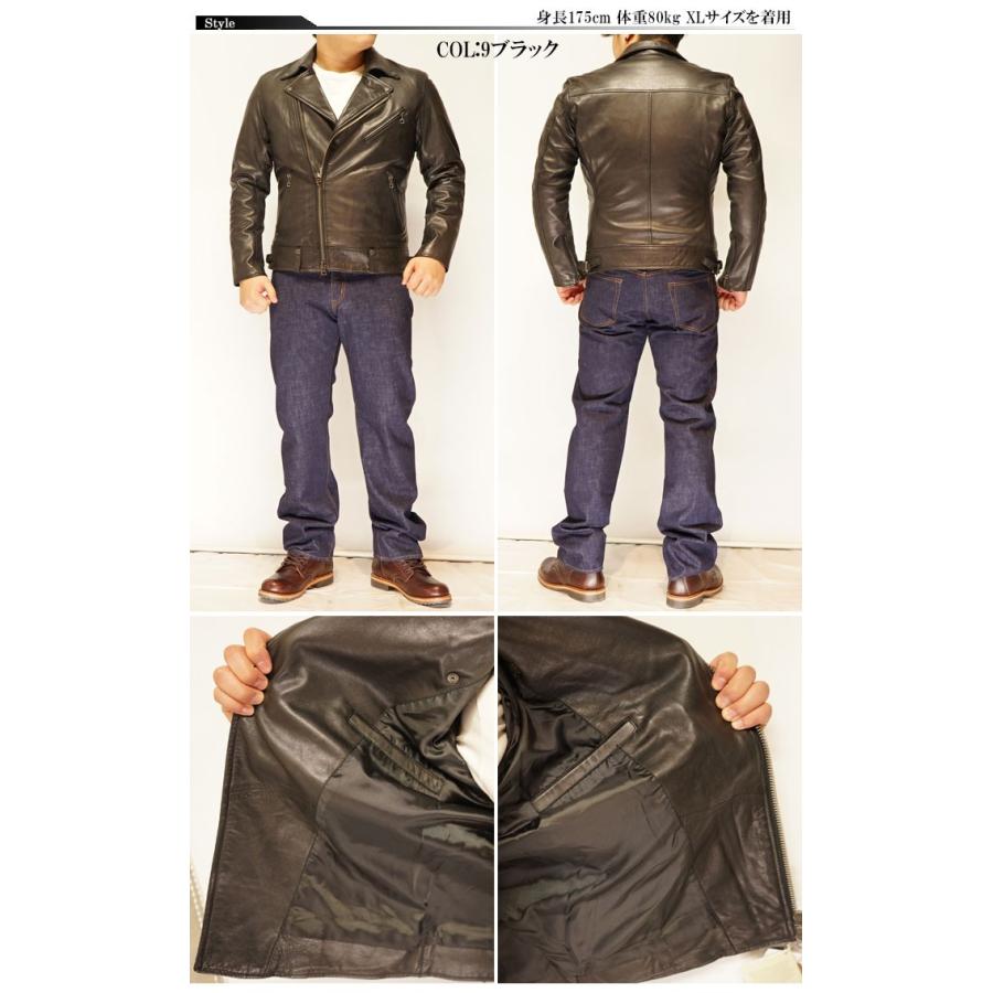 AVIREX（アヴィレックス） レザー ジャケット ダブル ライダース