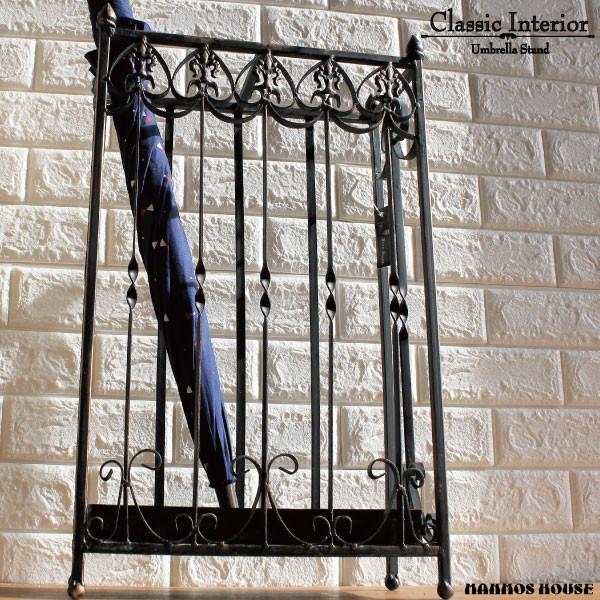 傘立て アイアン おしゃれ クラシック アンティーク バロック調 スリム