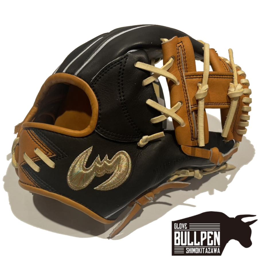 Zeems（ジームス） 限定 軟式用グラブ 内野手用 三方親 コウモリマーク