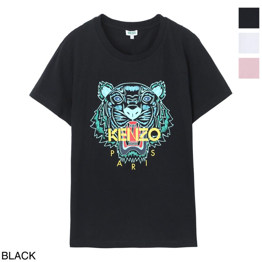 ケンゾー KENZO クルーネックTシャツ レディース fa52ts7214yb-99