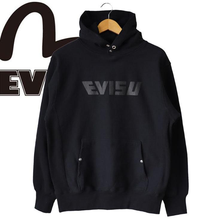 EVISU（エヴィス） スウェット パーカー 刺繍 プリント メンズ プル