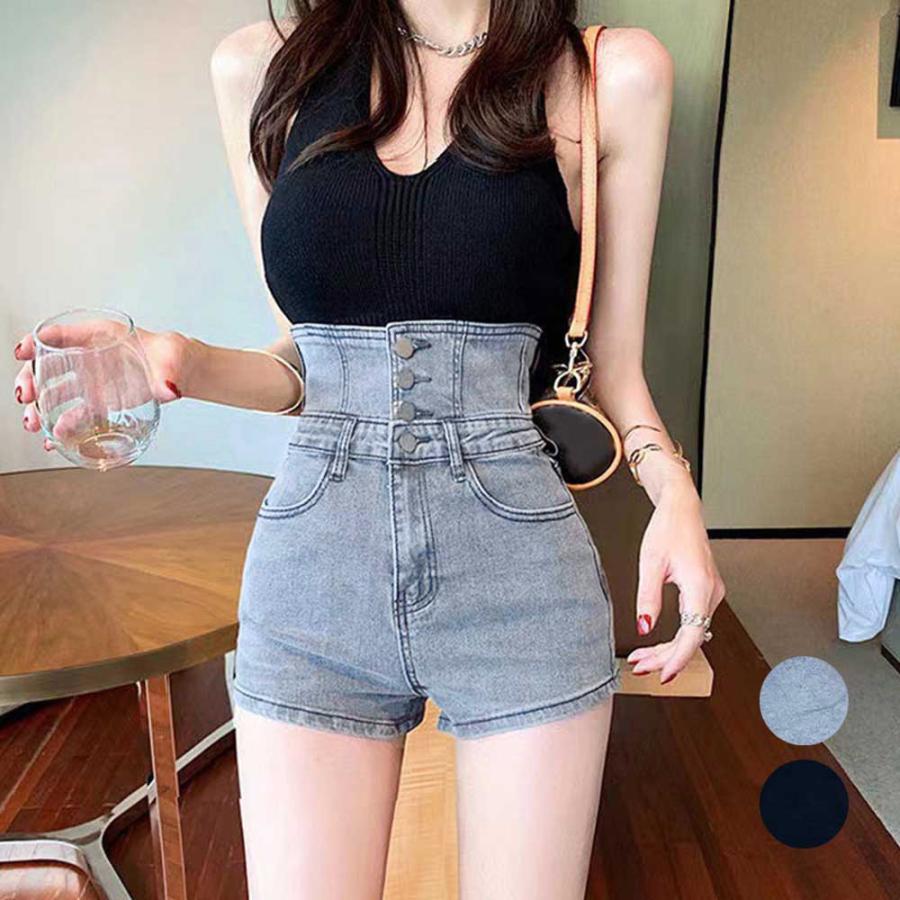 miniministore（ミニミニストア） デニム ショートパンツ ハイウエスト