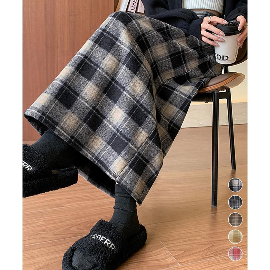 miniministore（ミニミニストア） チェック柄タイトスカート バック