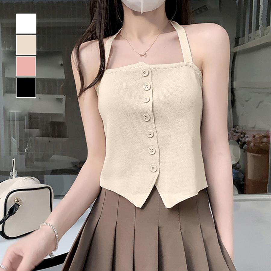 miniministore（ミニミニストア） ホルターネック キャミソール ニット