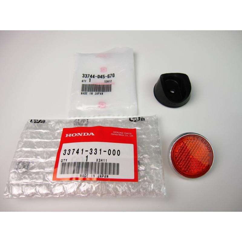 ホンダ純正ダックスシャリィリフレクターベース付き1ヶ【ポスト投函便