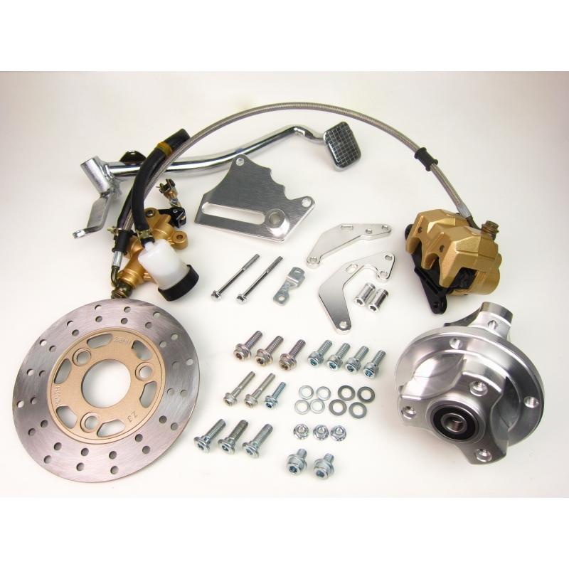 モンキーリアディスクブレーキ10インチ対応&専用べダル : ミニモト公式