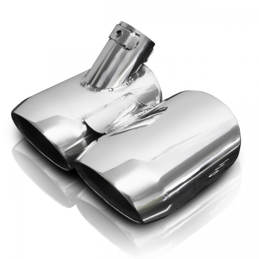 ミライース マフラーカッター 2本出し ダブル 下向き オーバル