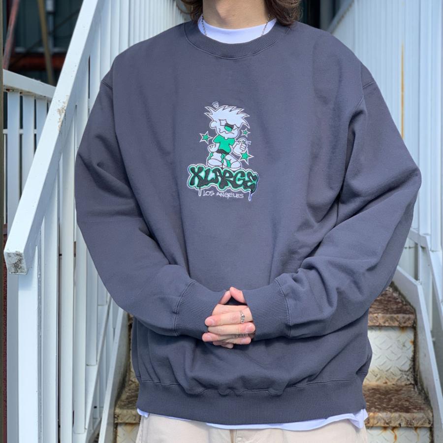 XLARGE（エクストラ ラージ） クルースウェット トレーナー BAD KID