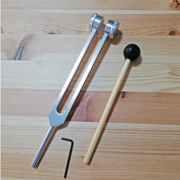 音叉 128Hz チューナー チューニングフォーク ヒーリング癒し 瞑想