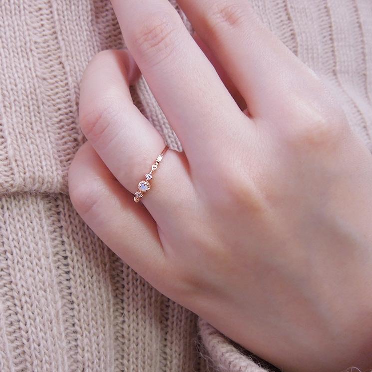 MU-RA（ムーラ） 指輪 リング レディース セミオーダー 10金 シルバー