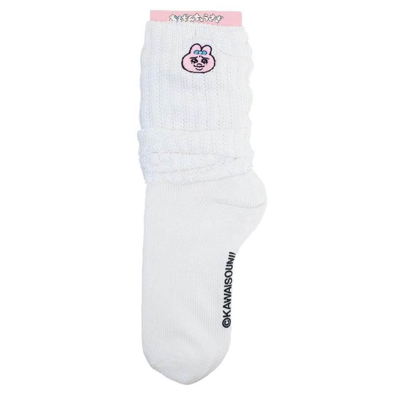 おぱんちゅうさぎ ルーズソックス 長さ約30cm丈 23.5〜24.5cm うさぎ