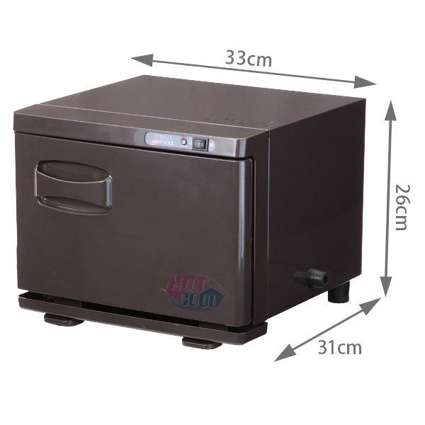タオルクーラー＆ウォーマー 前開き 6.5L 温冷 ブラウン 高さ26×幅33